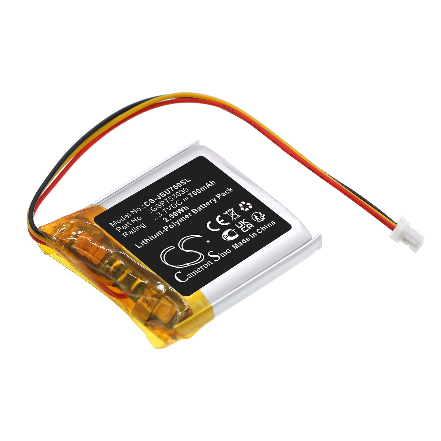 CS-JBU750SL Replacement Battery – Compatible with Tune 700BT, Tune 750, Tune 750BTNC