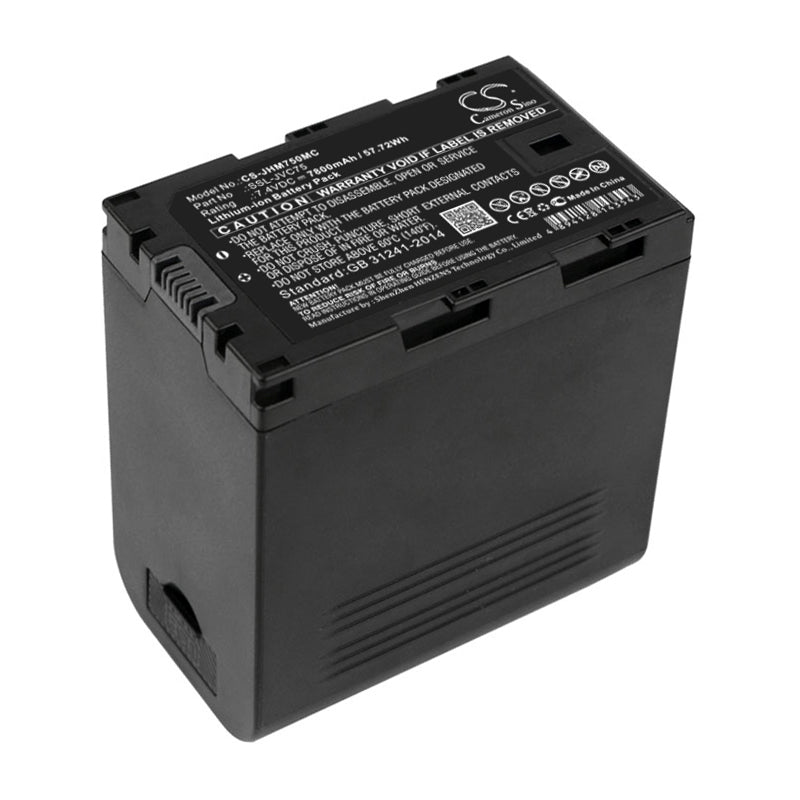 7.4V 7800mAh/57.72Wh Li-ion Camera Battery for JVC