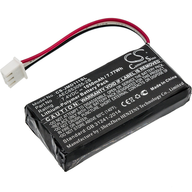 7.4V 1050mAh/7.77Wh Li-Polymer Speaker Battery for JBL