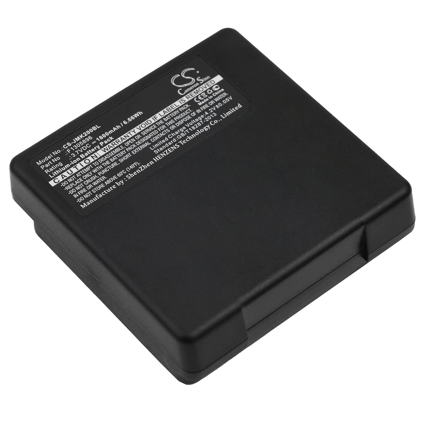 3.7V 1800mAh/6.66Wh Li-ion Crane Remote Control Battery for JAY
