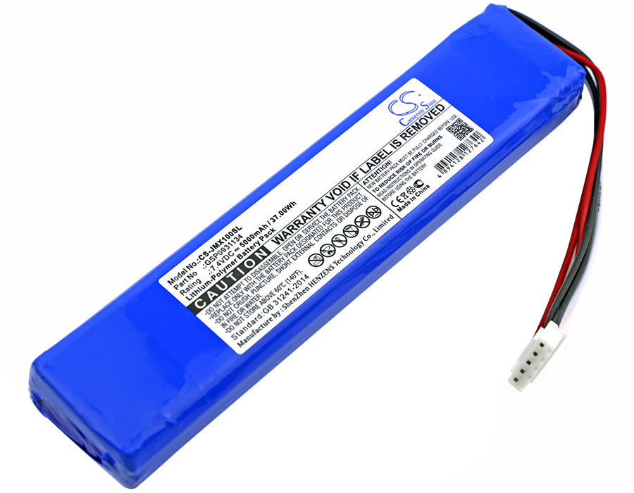 7.4V 5000mAh/37.00Wh Li-Polymer Speaker Battery for JBL