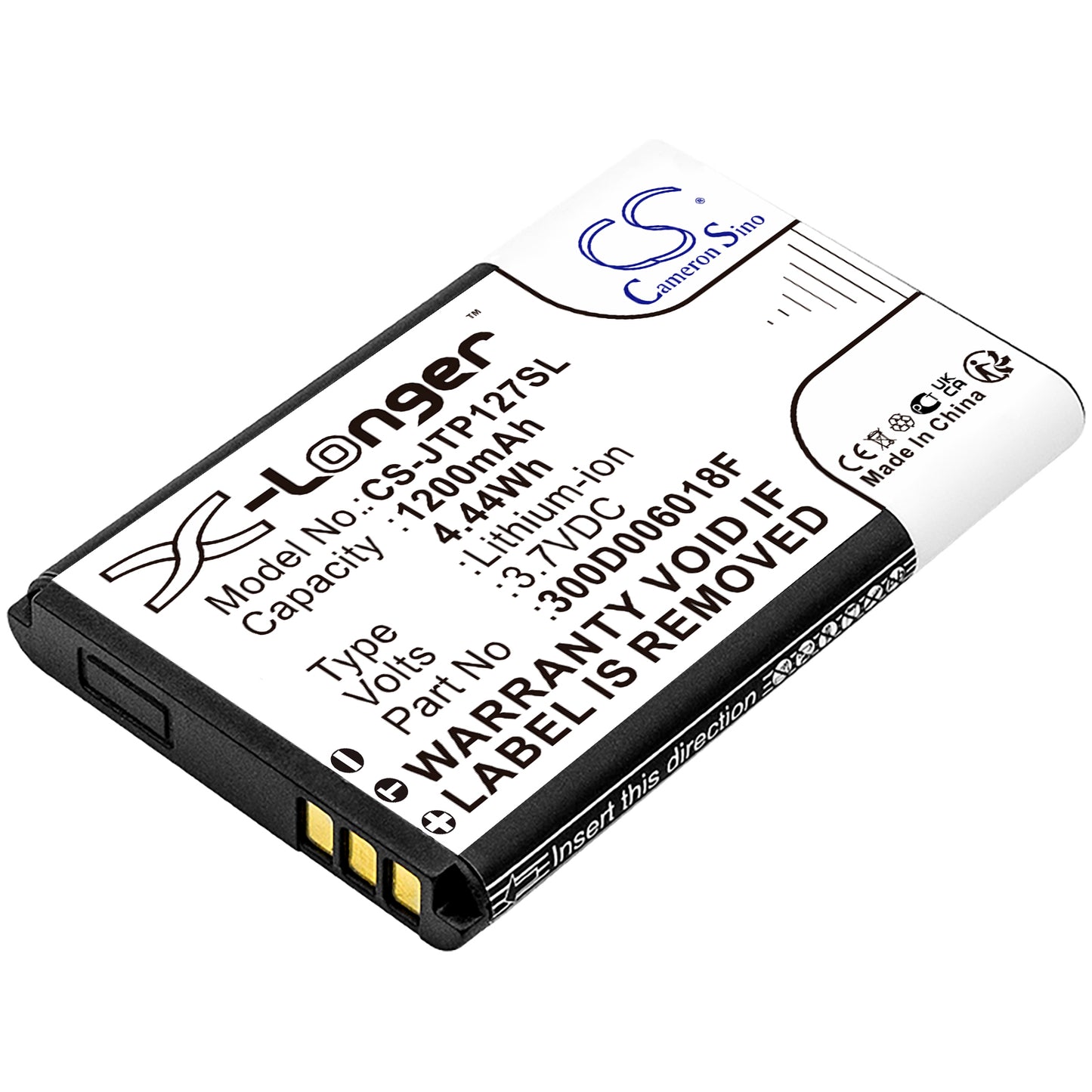 3.7V 1200mAh/4.44Wh Li-ion Mobile/SmartPhone Battery for ORICOM