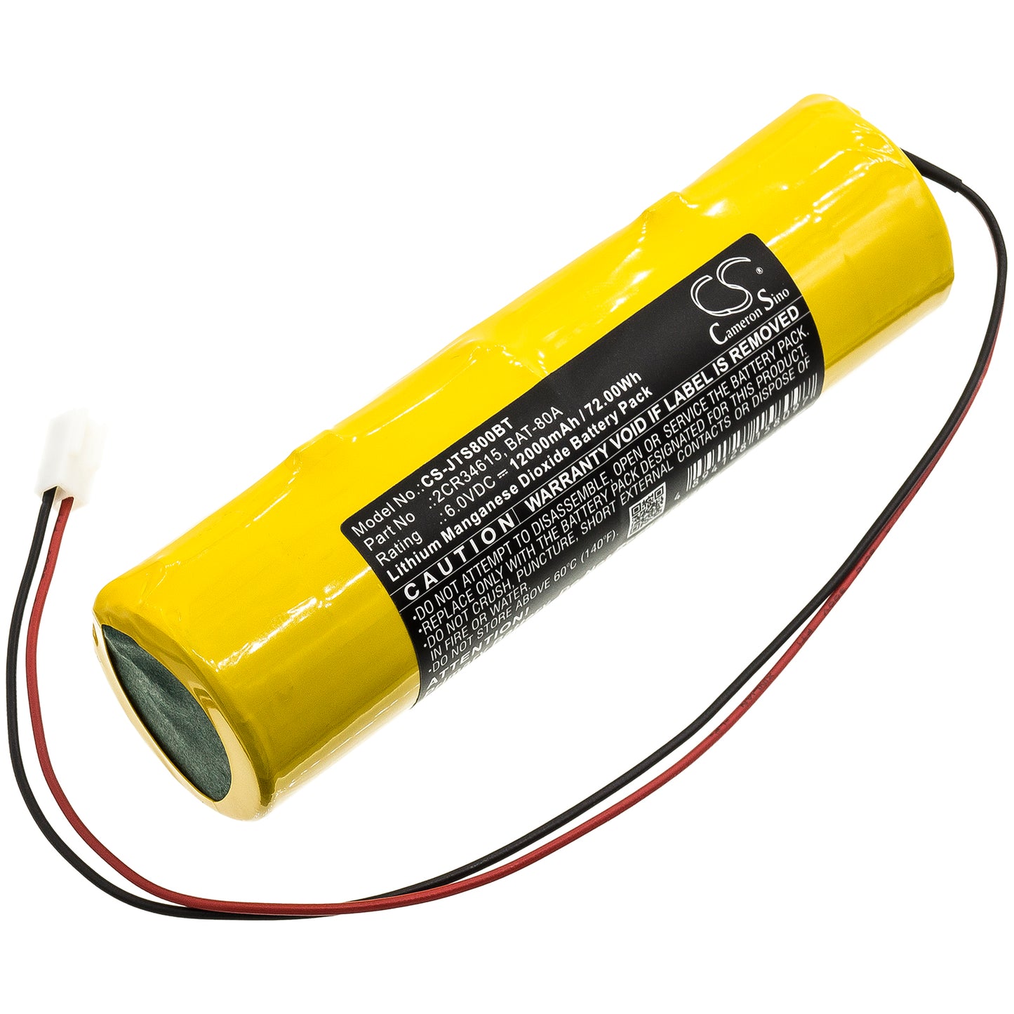 CS-JTS800BT Replacement Battery – Compatible with Indexa 8000A, JA-80A, OASiS JA-80A