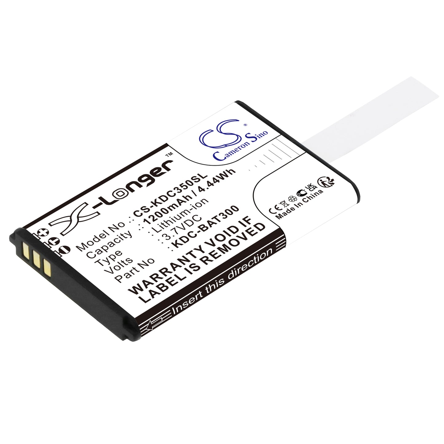 CS-KDC350SL Replacement Battery – Compatible with KDC-250, KDC-300, KDC350CF-G6SR-R2, KDC350CFi-G6SR-3K-R2, KDC350CFi-G6SR-R2, KDC350CFi-G6SR-R2-WFG, KDC350C-G6SR-3K-R2, KDC350C-G6SR-R2, KDC350CG-G6SR-R2, KDC350CGi-G6SR-R2, KDC350CGi-SF, KDC350CGi-SR, KDC350CG-SF, KDC350CG-SR, KDC350Ci-G6SR-3K-R2, KDC350Ci-G6SR-3K-R2-WFG, KDC350Ci-G6SR-R2, KDC350Ci-G6SR-R2-WFG, KDC350Ci-SF, KDC350Ci-SR, KDC350Ci-SR-3K, KDC350CNFi-G6SR-R2, KDC350CN-G6SR-R2, KDC350CNG-G6SR-R2, KDC350CNGi-G6SR-R2, KDC350CNGi-SF,