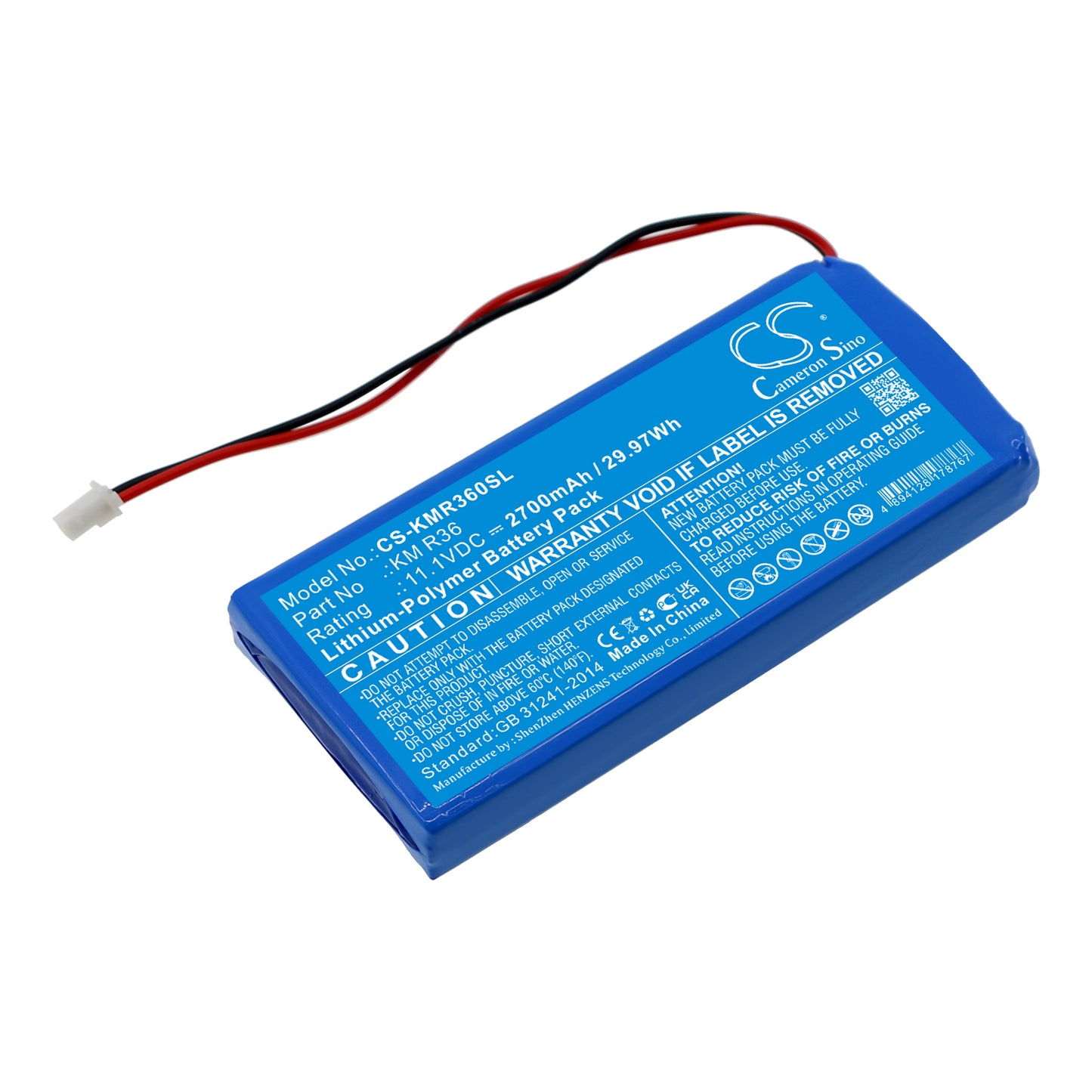 CS-KMR360SL Replacement Battery – Compatible with KM R36 Gasmaster
