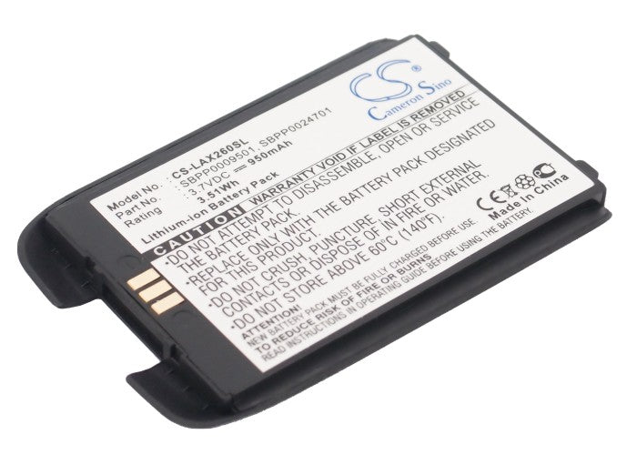 3.7V 950mAh Li-ion Mobile/SmartPhone Battery for LG