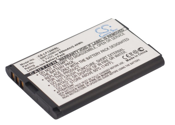 3.7V 650mAh Li-ion Mobile/SmartPhone Battery for LG