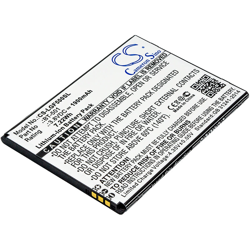 3.8V 1900mAh/7.22Wh Li-ion Mobile/SmartPhone Battery for Leagoo