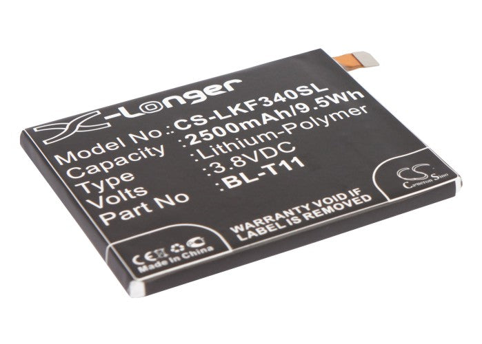 3.8V 2500mAh/9.50Wh Li-Polymer Mobile/SmartPhone Battery for LG