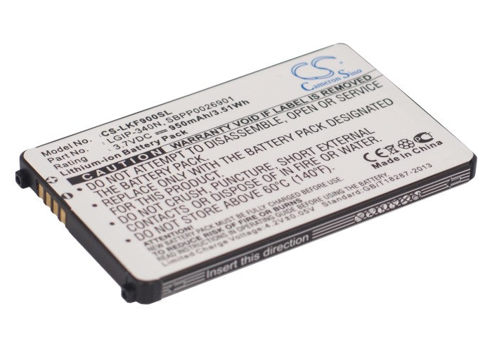 3.7VV 950mAh/3.52Wh Li-ion Mobile/SmartPhone Battery for VIRGIN MOBILE