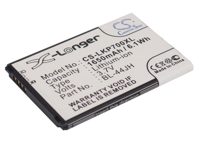 3.7V 1650mAh/6.11Wh Li-ion Mobile/SmartPhone Battery for BoostMobile
