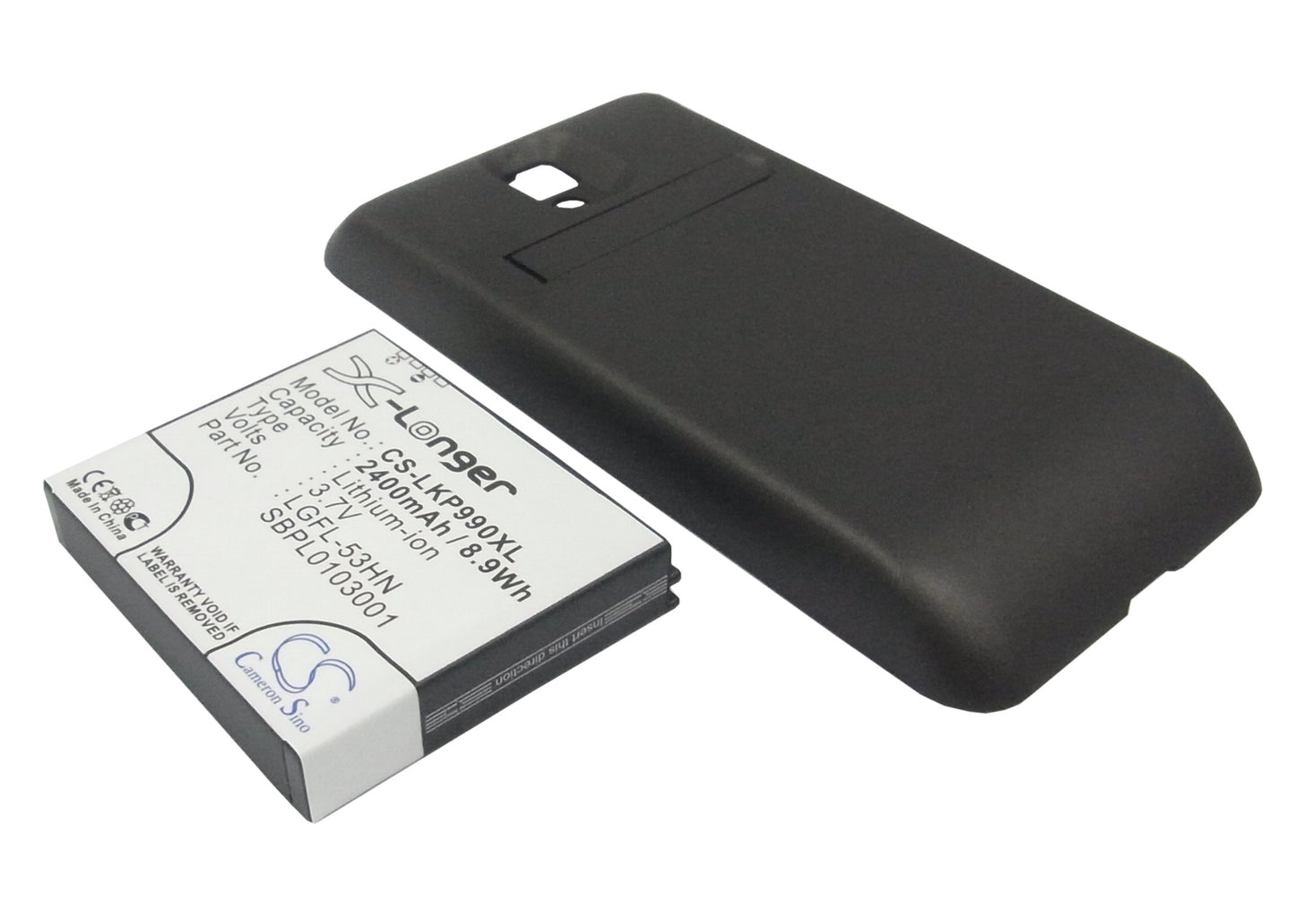 3.7V 2400mAh/8.88Wh Li-ion Mobile/SmartPhone Battery for LG