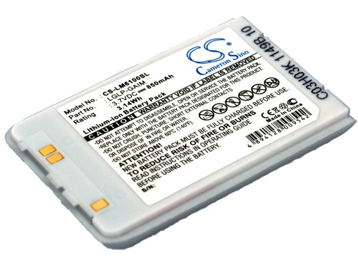 3.7V 850mAh Li-ion Mobile/SmartPhone Battery for LG