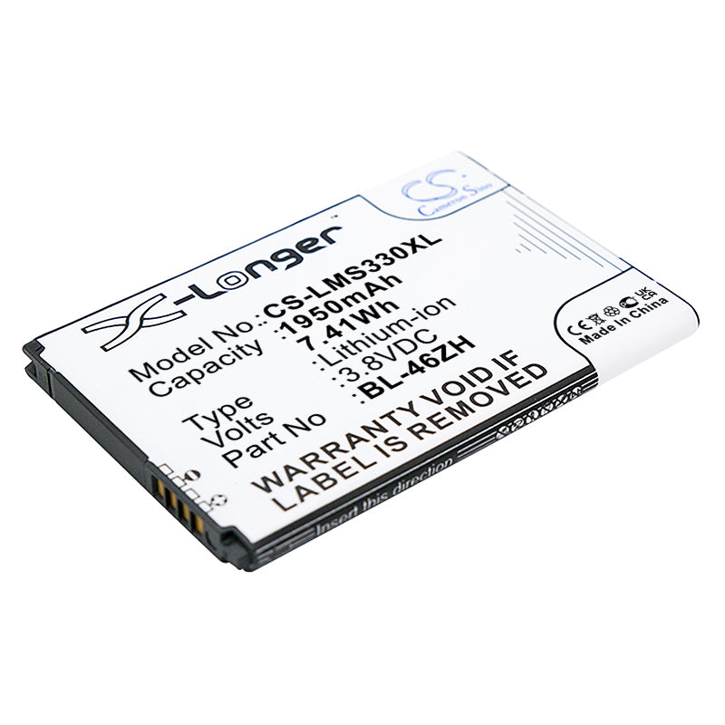 3.8V 2150mAh/8.17Wh Li-ion Mobile/SmartPhone Battery for LG
