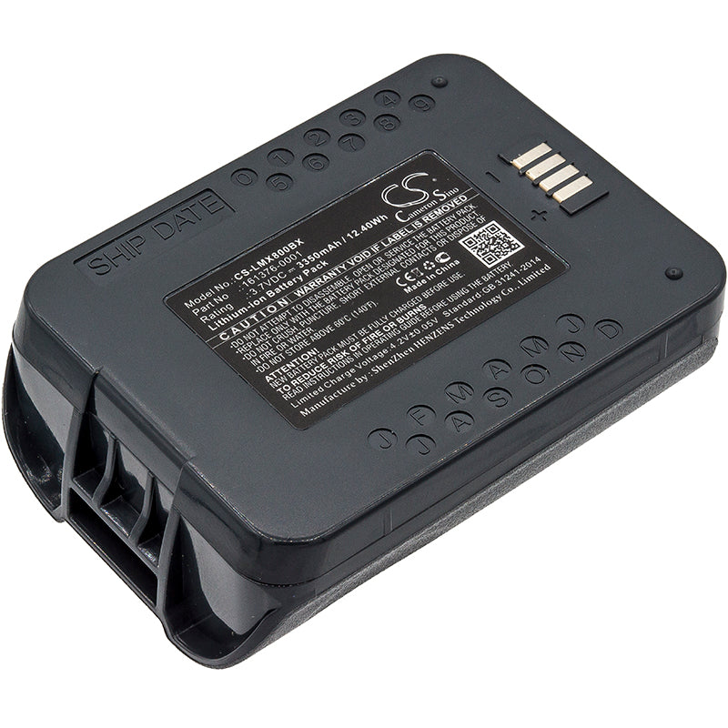 3.7V 3350mAh/12.40Wh Li-ion Barcode/Scanner Battery for LXE