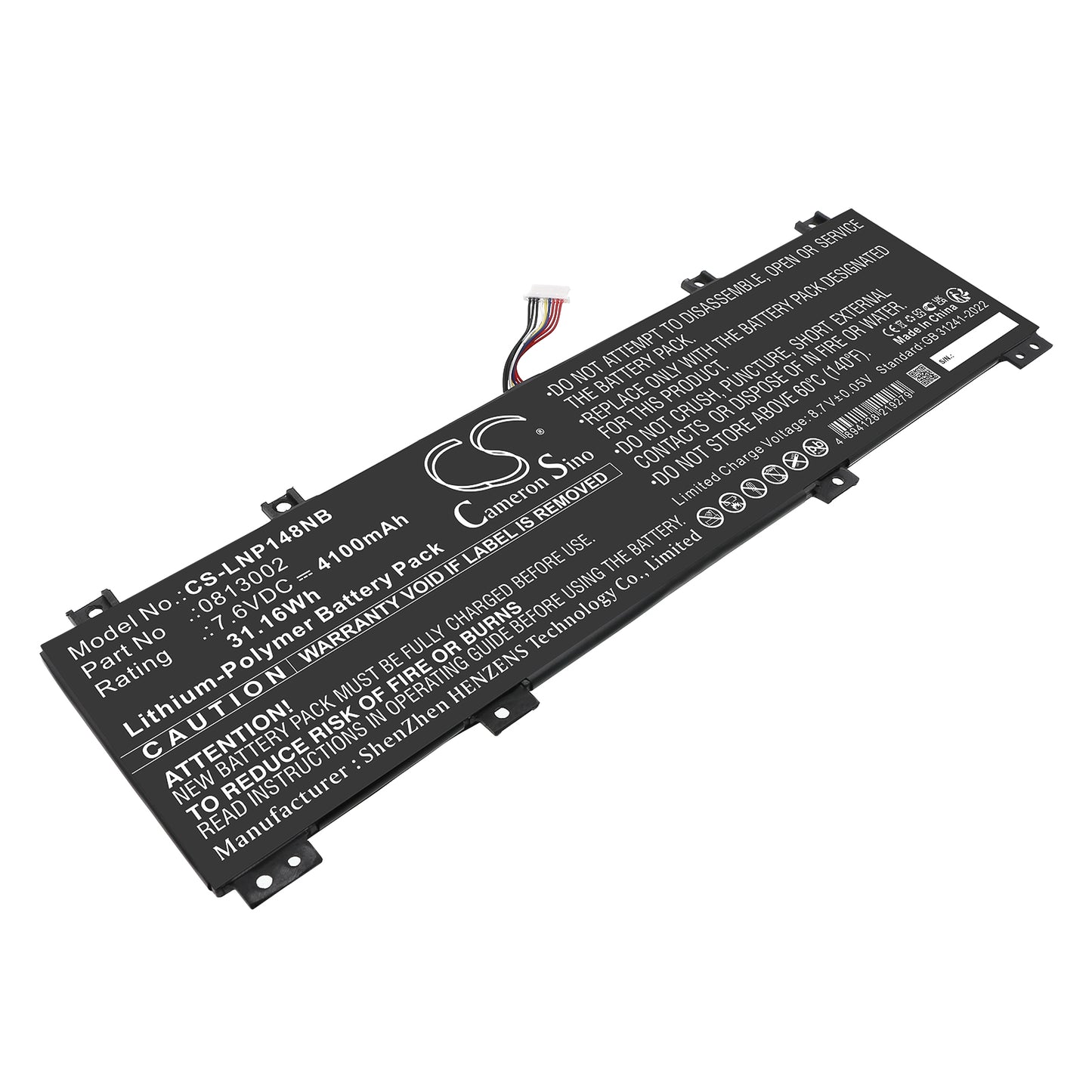 CS-LNP148NB Replacement Battery – Compatible with IdeaPad 100S-14IBR, IdeaPad 100S-14IBR 80R9, Ideapad 100S-14IBR 80R90058AU, Ideapad 100S-14IBR 80R90059AU, Ideapad 100S-14IBR 80R900F5AU, Ideapad 100S-14IBR 80R900K6AU, Ideapad 100S-14IBR 80R900LLAU, IdeaPad 100S-14IBR(80R9002WGE), IdeaPad 100S-14IBR(80R90031PH), Ideapad 100S-14IBR(80R9003MSP), IdeaPad 100S-14IBR(80R90050GE), IdeaPad 100S-14IBR(80R90051GE), IdeaPad 100S-14IBR(80R9005MPB), IdeaPad 100S-14IBR(80R9006KPH), IdeaPad