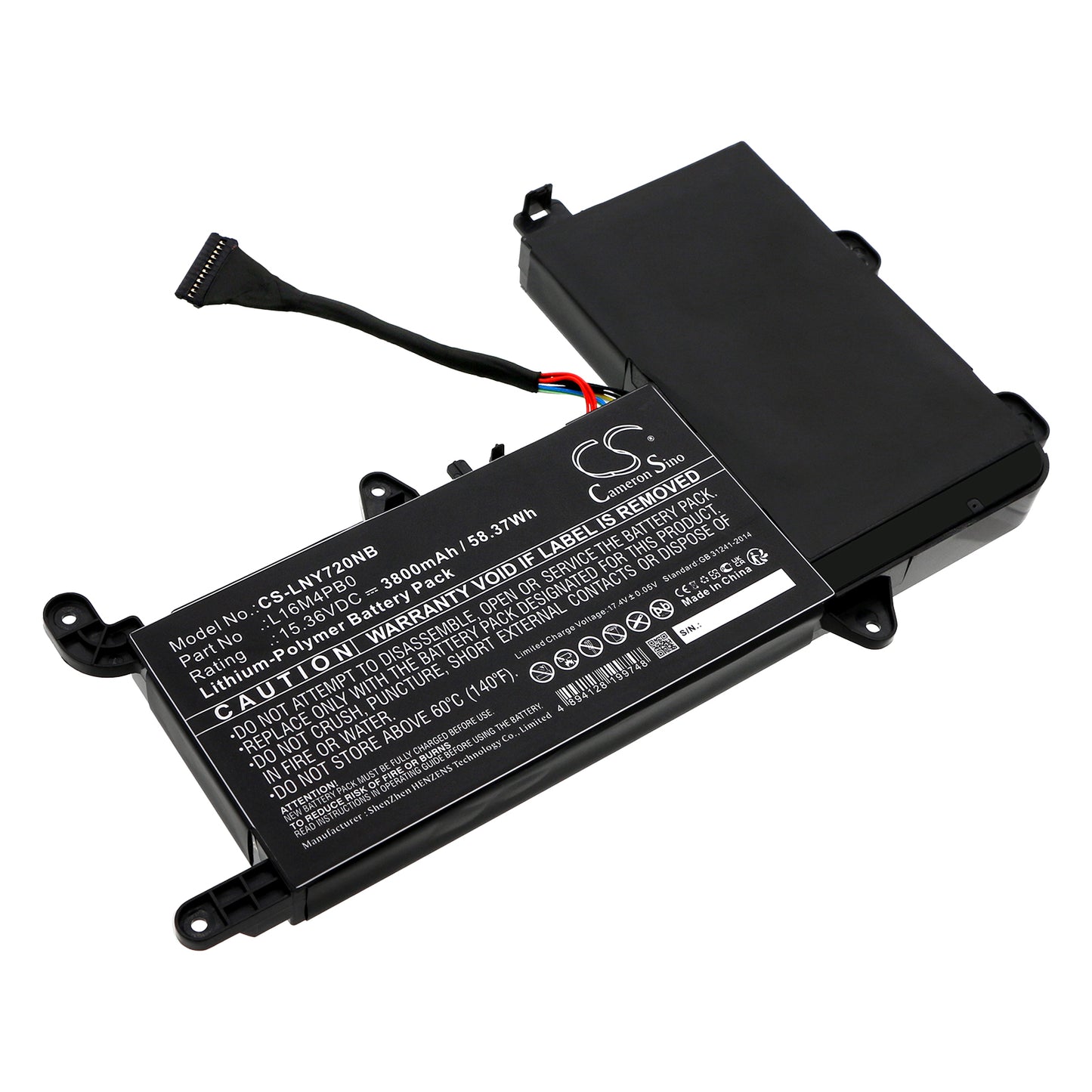 CS-LNY720NB Replacement Battery – Compatible with Legion Y720 15IKB 80VR002EMH, Legion Y720 15IKB 80VR007VAU, Legion Y720 15IKB 80VR00HGAU, Legion Y720-15, Legion Y720-15IKB, Legion Y720-15IKB(80VR/81CQ), Legion Y720-15IKB(80VR0001), Legion Y720-15IKB(80VR002WGE), Legion Y720-15IKB(80VR002XGE), Legion Y720-15IKB(80VR002YGE), Legion Y720-15IKB(80VR0074), Legion Y720-15IKB(80VR0074GE), Legion Y720-15IKB(80VR00A4GE), Legion Y720-15IKB(80VR00A5), Legion Y720-15IKB(80VR00A6GE), Legion