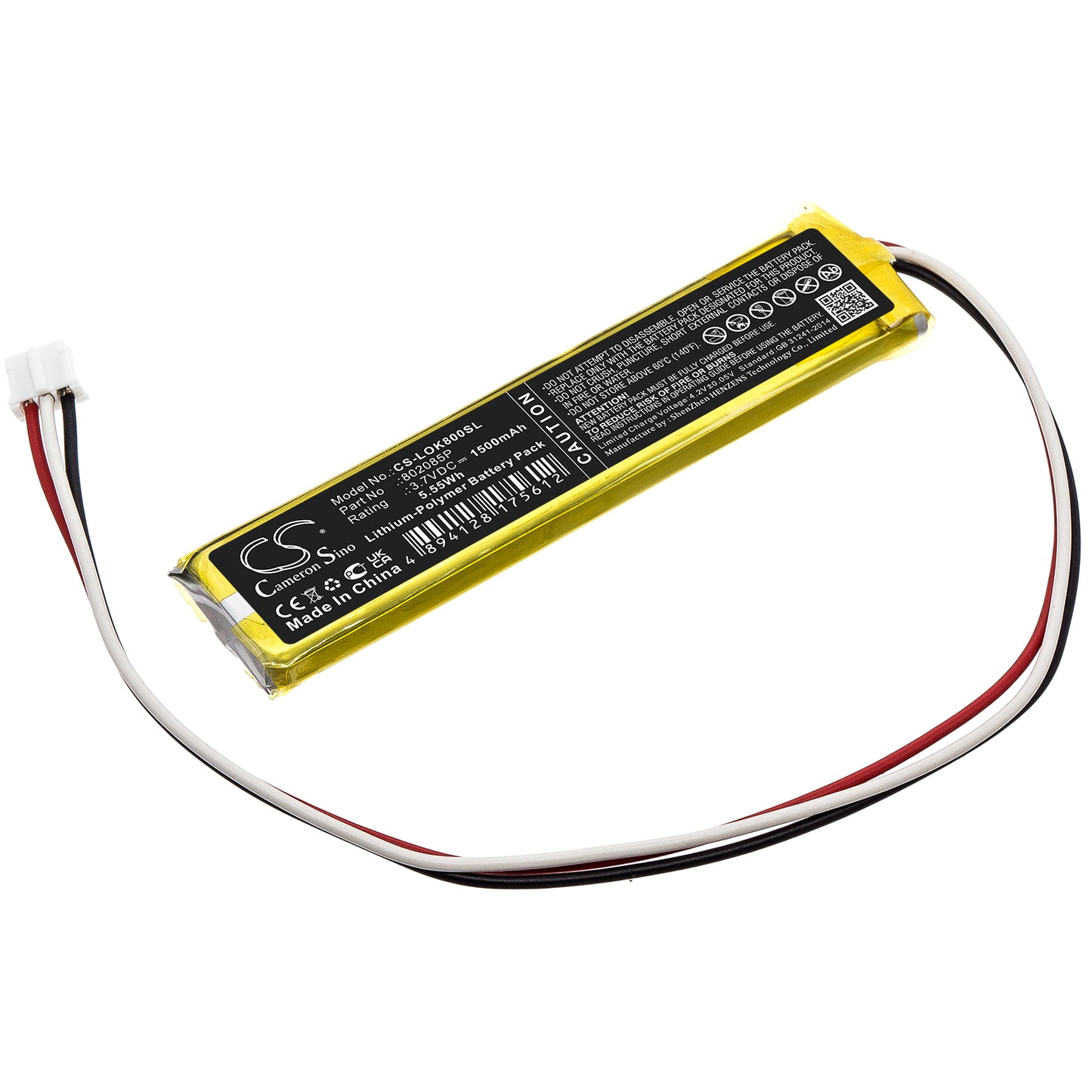 CS-LOK800SL Replacement Battery – Compatible with K800