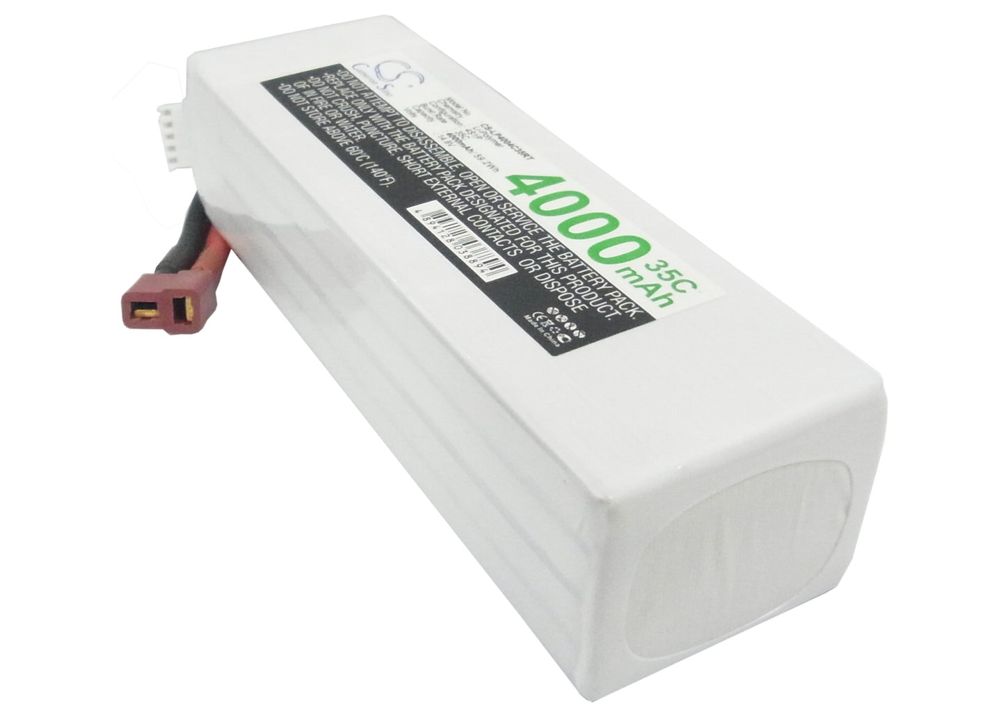 14.8V 4000mAh Li-Polymer RC Hobby Battery for RC