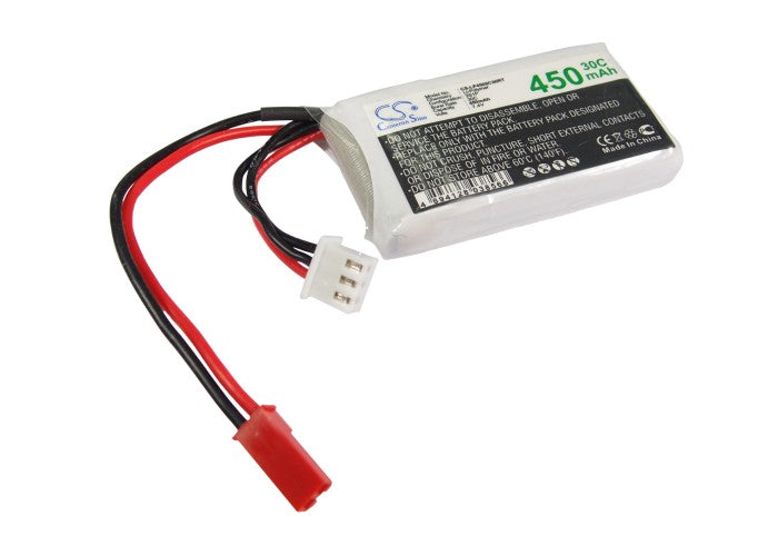7.4V 450mAh/3.33Wh Li-Polymer RC Hobby Battery for RC