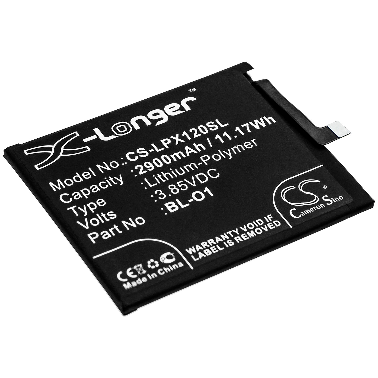 CS-LPX120SL Replacement Battery – Compatible with K20 2019, K8 Plus, K8+, LMX120BMW, X120 Nova, X120EMW, X120HM