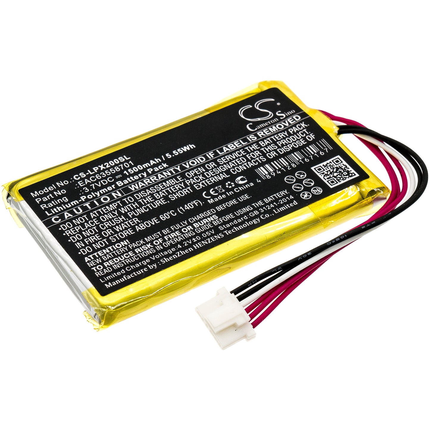 CS-LPX200SL Replacement Battery – Compatible with PJ3, PJ3.DEUSLLK, PJ9, PJ9.DEUSLLK, PL2, PL2.ABRALLK, PL2B, PL2B.ABRALLK, PL2P, PL2P.ABRALLK, PL2S, PL2S.ABRALLK, PL2W, PL2W.ABRALLK, XBOOM Go PL2