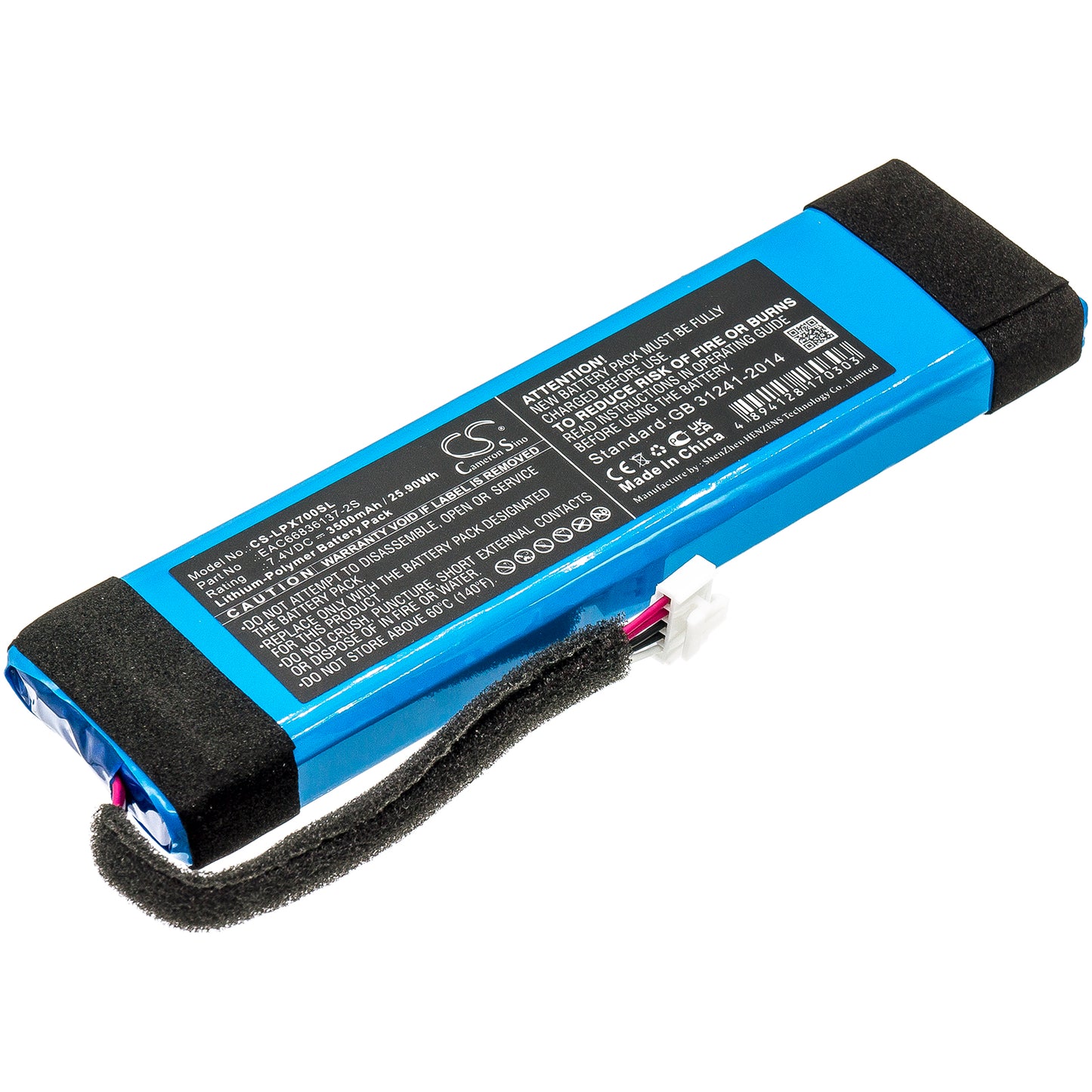 CS-LPX700SL Replacement Battery – Compatible with DXG7QGR.DDEULLK, PL7.ABRALLK, RP4.ABRALLK, RP4BE.ABRALLK, RP4G.ABRALLK, XBOOM 360, XBOOM DXG7, XBOOM Go PL7, XBOOM RP4, XBOOM XG7, XBOOM XG7S, XG7QBK.ABRALLK, XG7QBK.AKOR, XG7QBK.DEUSLLK, XG7QBK.DGBRLLK, XG7S.ABRALLK