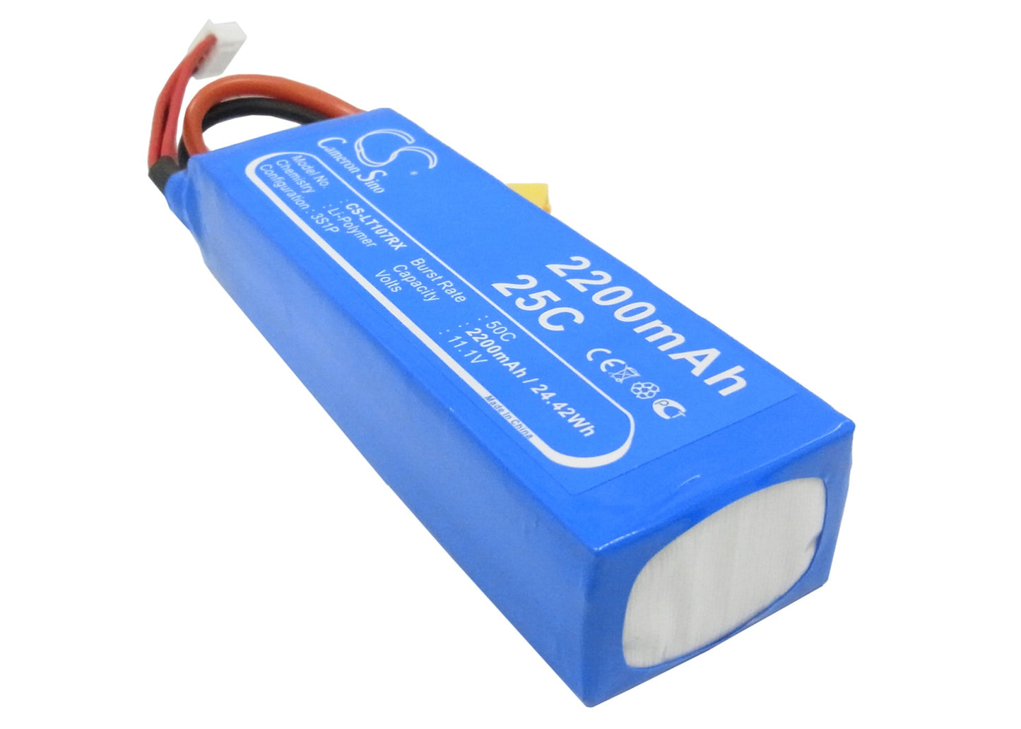 11.1V 2200mAh/24.42Wh Li-Polymer RC Hobby Battery for Walkera