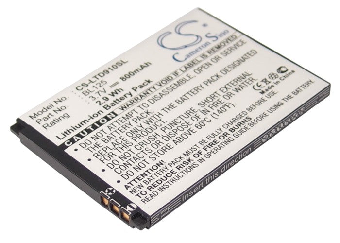 3.7V 1000mAh/3.7Wh Li-ion Mobile/SmartPhone Battery for Lenovo