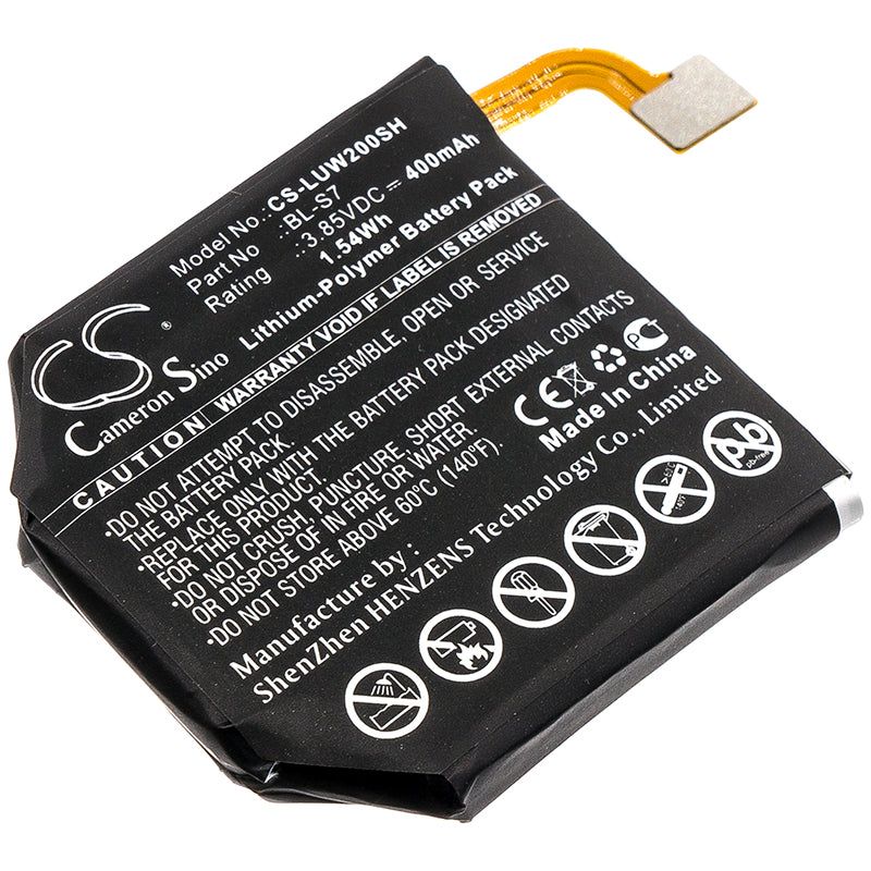 CS-LUW200SH Replacement Battery – Compatible with W200, W280, W280A, Watch Urbane 2nd Edition LTE