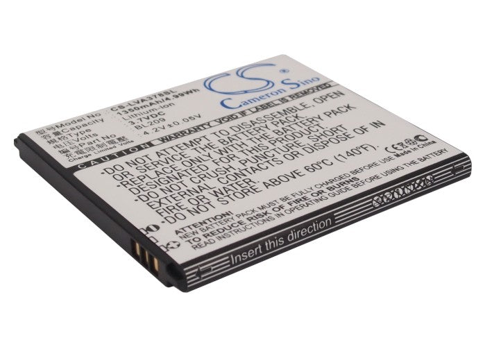 3.7V 1350mAh/4.99Wh Li-ion Mobile/SmartPhone Battery for Lenovo