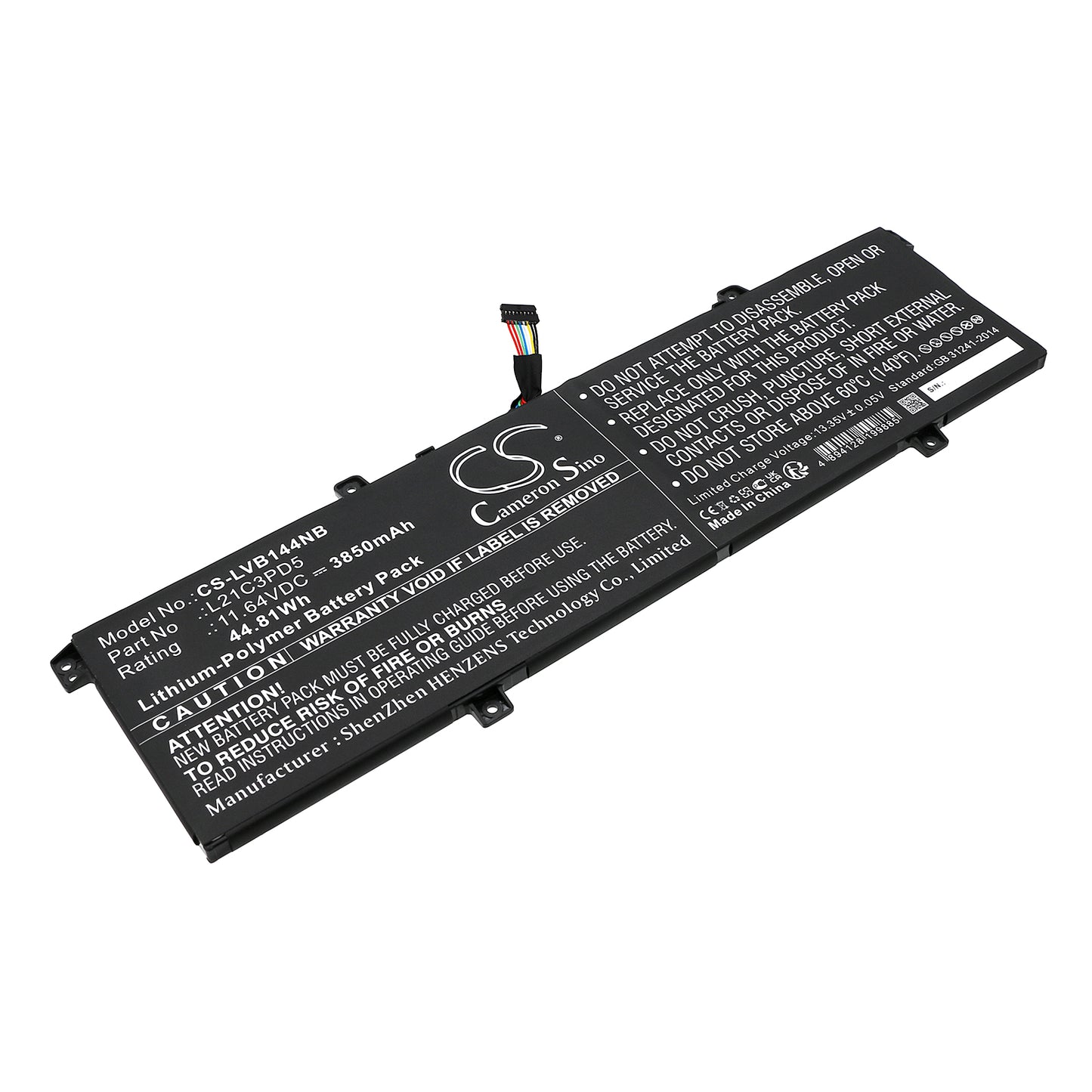 CS-LVB144NB Replacement Battery – Compatible with ThinkBook 14 G4 IAP 21CX000DAD, ThinkBook 14 G4 IAP 21CX000DCK, ThinkBook 14 G4 IAP 21CX000DDS, ThinkBook 14 G4 IAP 21CX000DGM, ThinkBook 14 G4 IAP 21CX000DIU, ThinkBook 14 G4 IAP 21CX000DLT, ThinkBook 14 G4 IAP 21CX000DMH, ThinkBook 14 G4 IAP 21CX000DPE, ThinkBook 14 G4 IAP 21CX000DPK, ThinkBook 14 G4 IAP 21CX000DRM, ThinkBook 14 G4 IAP 21CX000DSA, ThinkBook 14 G4 IAP 21CX000EAD, ThinkBook 14 G4 IAP 21CX000EAT, ThinkBook 14 G4 IAP 21CX000EDS,