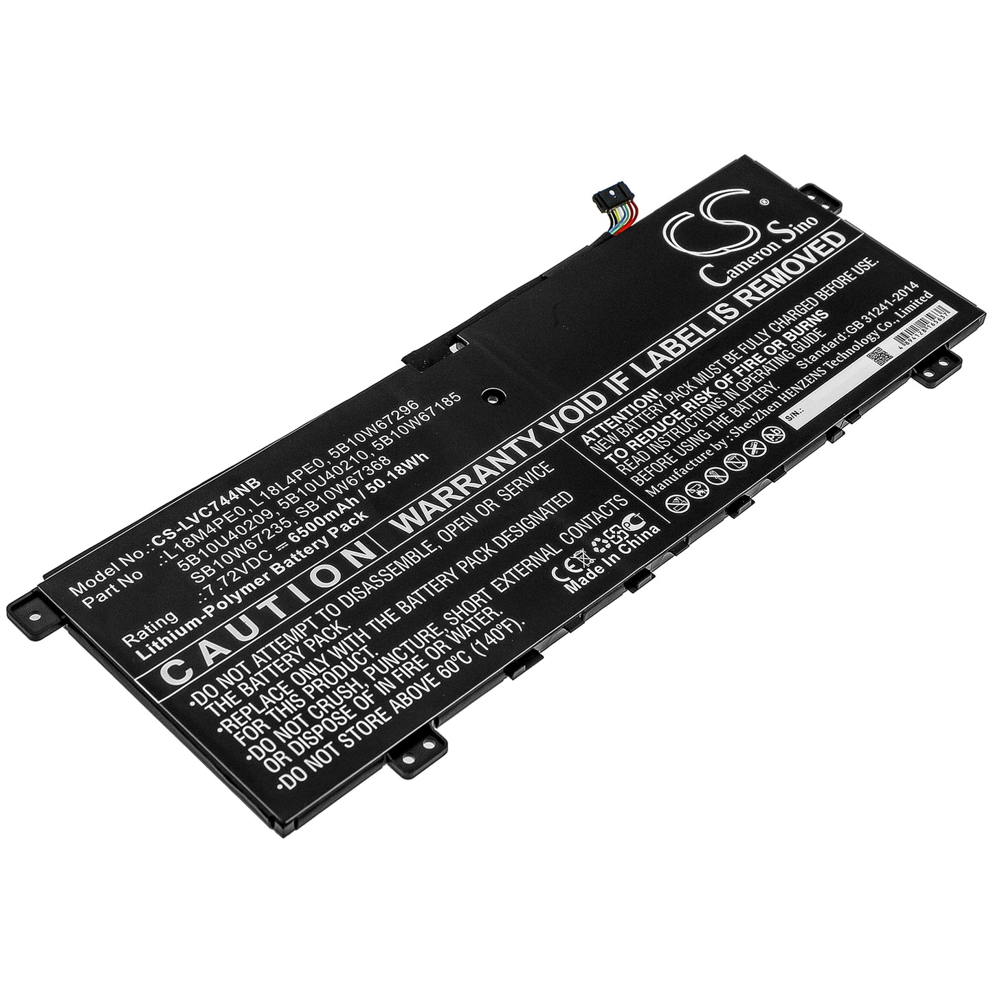 CS-LVC744NB Replacement Battery – Compatible with Yoga C740 14, Yoga C740-14IML