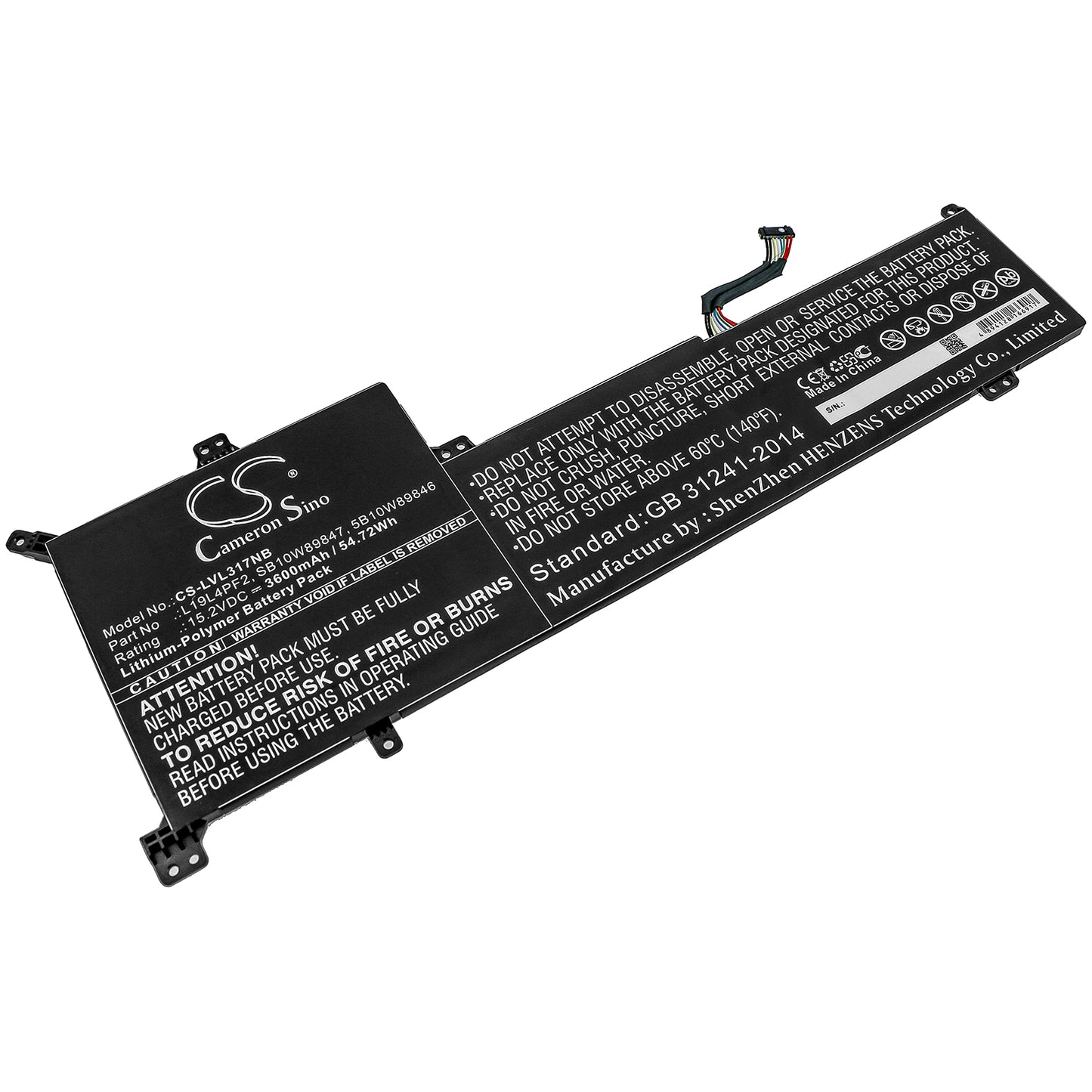 CS-LVL317NB Replacement Battery – Compatible with IdeaPad 3-17ADA05, IdeaPad 3-17ARE05, IdeaPad 3-17IIL05, IdeaPad 3-17IML05