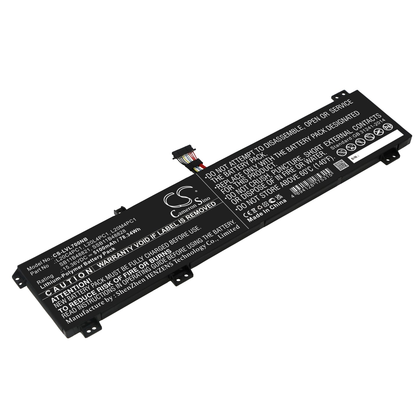 CS-LVL700NB Replacement Battery – Compatible with Legion 5 15ACH 82JU00BRGE, Legion 5 15ACH 82JU00BTGE, Legion 5 15ACH-82JU00C6GE-FL, Legion 5 Pro, Legion 5 Pro 16ACH6, Legion 5 Pro 16ACH6H, Legion 5 Pro 16ACH6H 82JQ000NS, Legion 5 Pro 16ACH6H 82JQ0019F, Legion 5 Pro 16ACH6H 82JQ001HG, Legion 5 Pro 16ACH6H 82JQ001RF, Legion 5 Pro 16ACH6H 82JQ001WP, Legion 5 Pro 16ACH6H 82JQ001XP, Legion 5 Pro 16ACH6H 82JQ0041M, Legion 5 Pro 16ACH6H 82JQ005RT, Legion 5 Pro 16ACH6H 82JQ0075T, Legion 5 Pro 16ACH6H