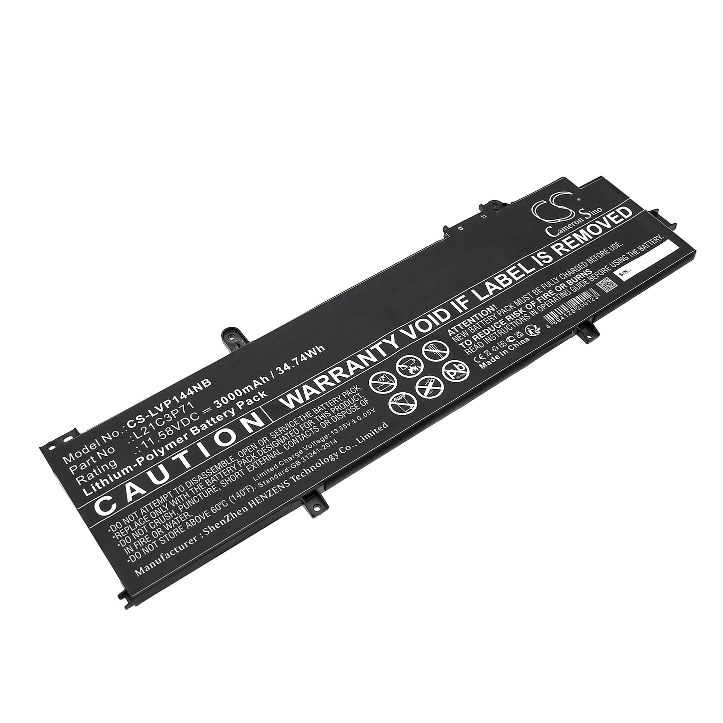 CS-LVP144NB Replacement Battery – Compatible with ThinkPad P14S Gen3, ThinkPad T14 Gen3