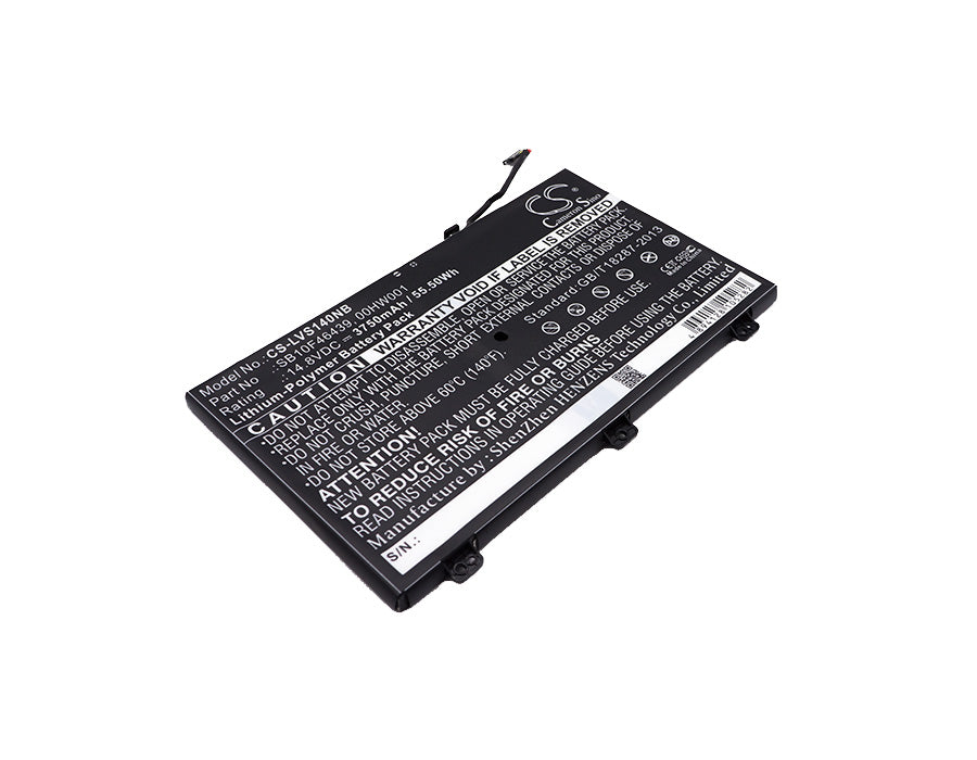 14.8V 3750mAh/55.50Wh Li-Polymer Notebook/Laptop Battery for Lenovo