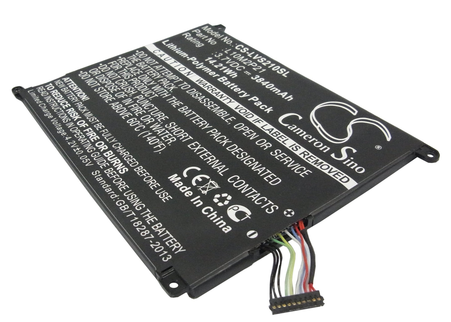 3.7V 3840mAh/14.21Wh Li-Polymer Tablet Battery for Lenovo
