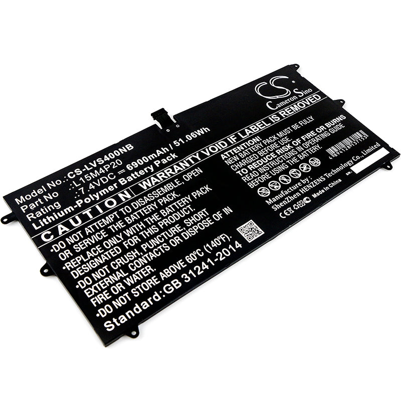 7.4V 6900mAh/51.06Wh Li-Polymer Notebook/Laptop Battery for Lenovo