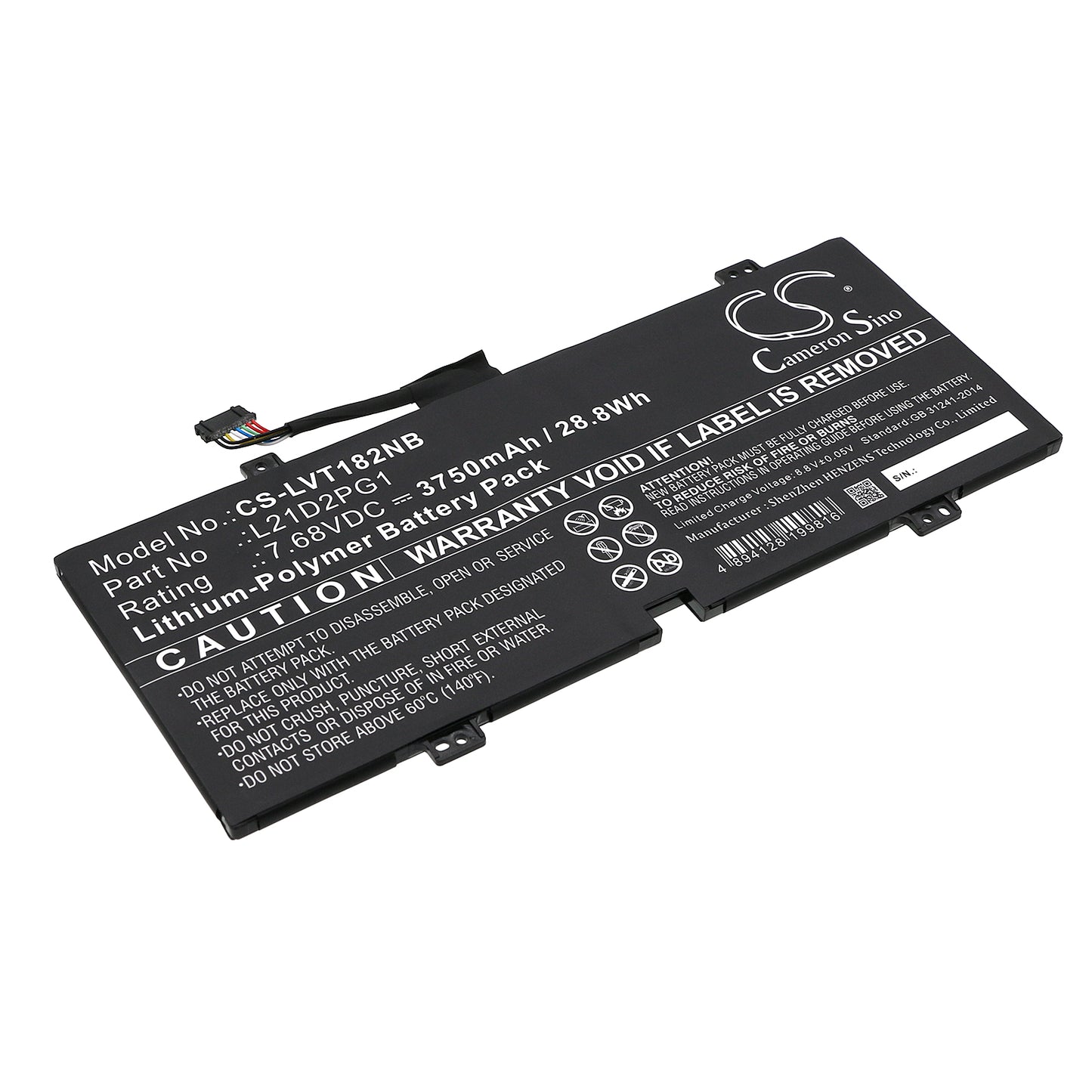 CS-LVT182NB Replacement Battery – Compatible with 10W-82ST Tablet, 10W-82ST0000JP, 10W-82ST0001CC, 10W-82ST0001CF, 10W-82ST0001EP, 10W-82ST0001JP, 10W-82ST0001SS, 10W-82ST0001US, 10W-82ST0002CC, 10W-82ST0002CF, 10W-82ST0002EP, 10W-82ST0002JP, 10W-82ST0002SS, 10W-82ST0002US, 10W-82ST0003JP, 10W-82ST0004JP, 10W-82ST0005JP, 10W-82ST0006JP, 10W-82ST0007AD, 10W-82ST0007AK, 10W-82ST0007AT, 10W-82ST0007AX, 10W-82ST0007CK, 10W-82ST0007FR, 10W-82ST0007GE, 10W-82ST0007GM, 10W-82ST0007HV, 10W-82ST0007IU,