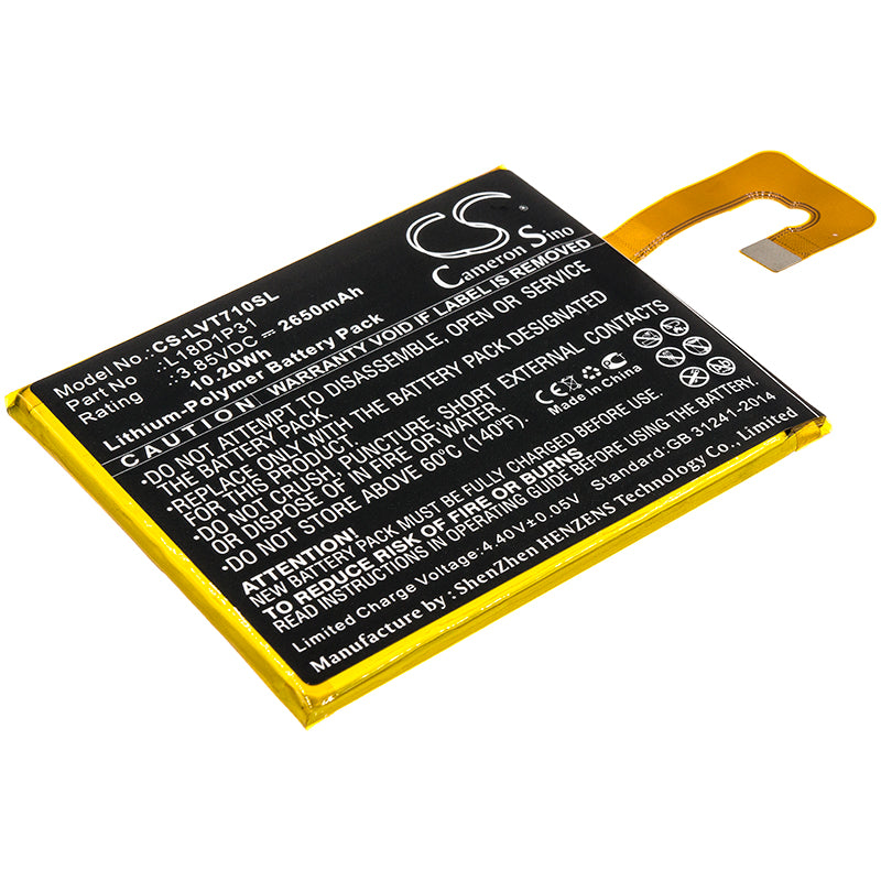 CS-LVT710SL Replacement Battery – Compatible with TAB E7, TB-7104F