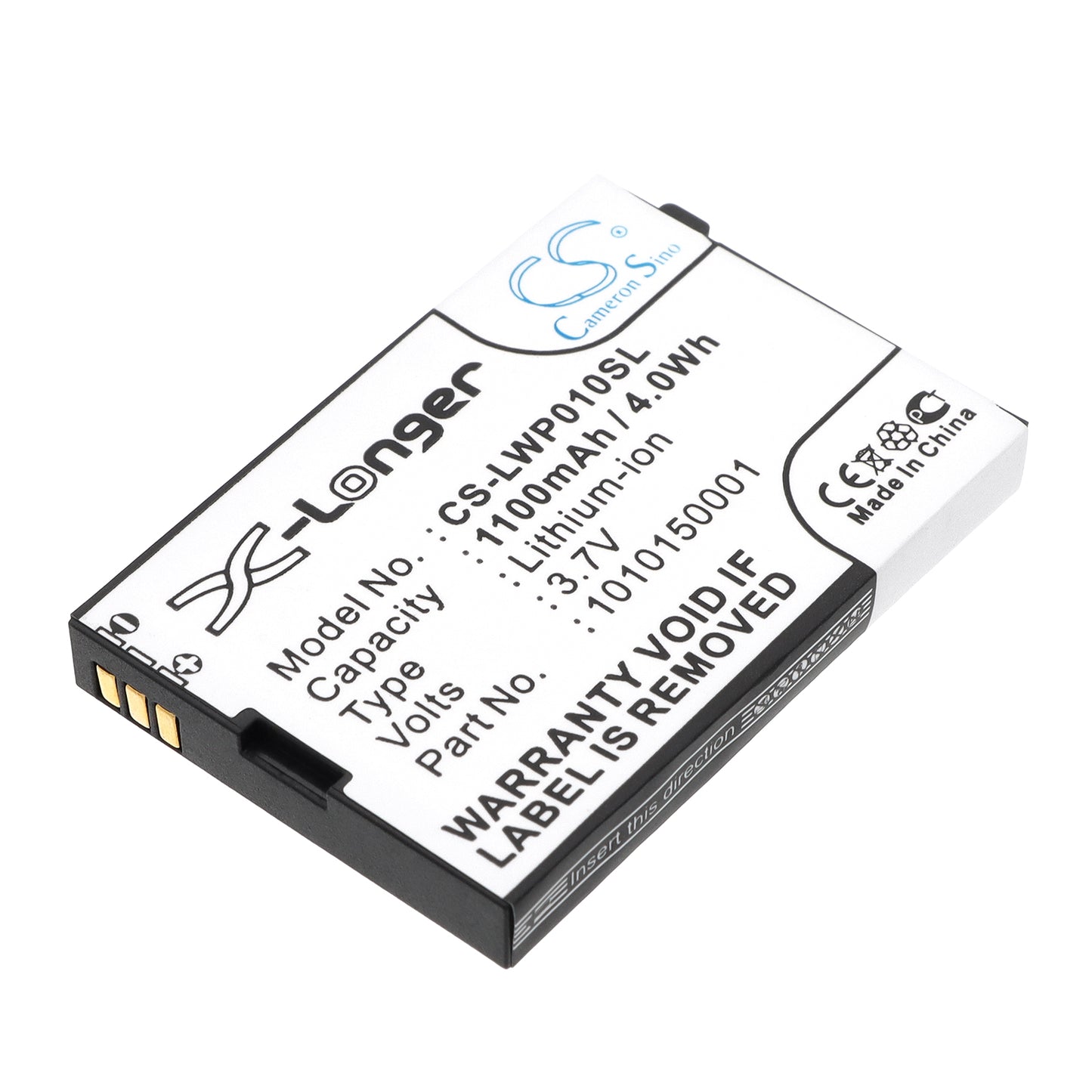 3.7VV 1100mAh/4.07Wh Li-ion VoIP Phone Battery for LOCKTEC