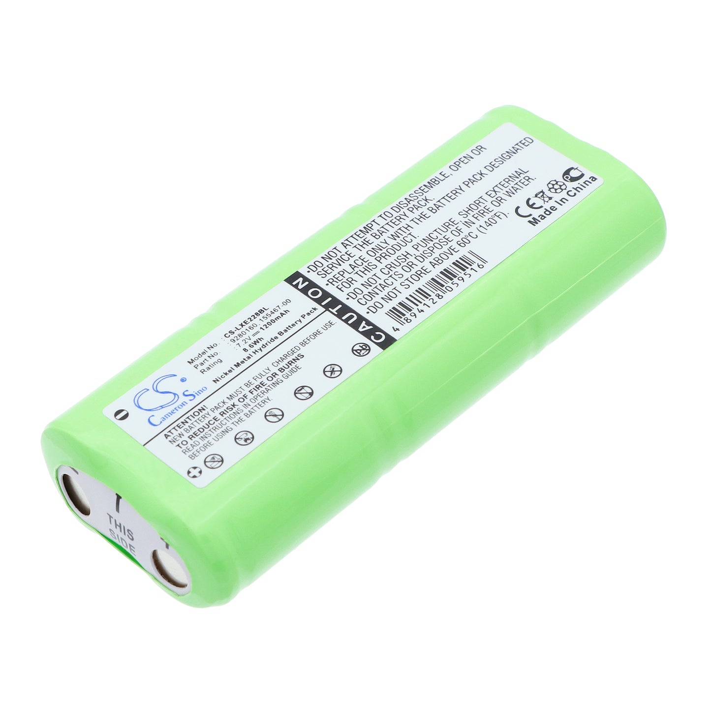 7.2V 1200mAh Ni-MH Barcode/Scanner Battery for Honeywell