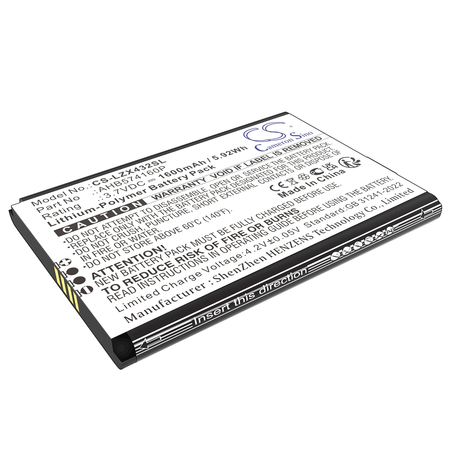 CS-LZX432SL Replacement Battery – Compatible with X431, X431 Diagun