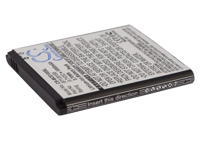 3.7V 1000mAh/3.70Wh Li-ion Mobile/SmartPhone Battery for Mobistel