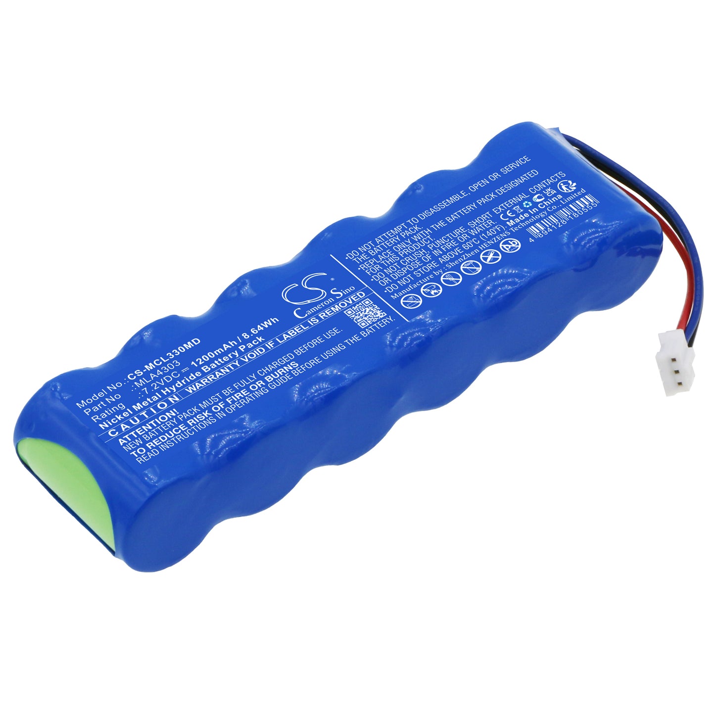 CS-MCL330MD Replacement Battery – Compatible with Microlab 3300 pulmonary functi, MicroLab 3300 Spirometer