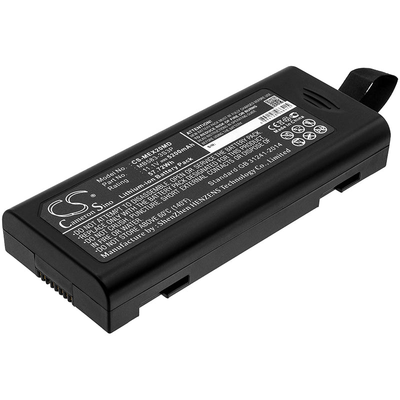 11.1V 5200mAh/57.72Wh Li-ion Medical Battery for Mindray