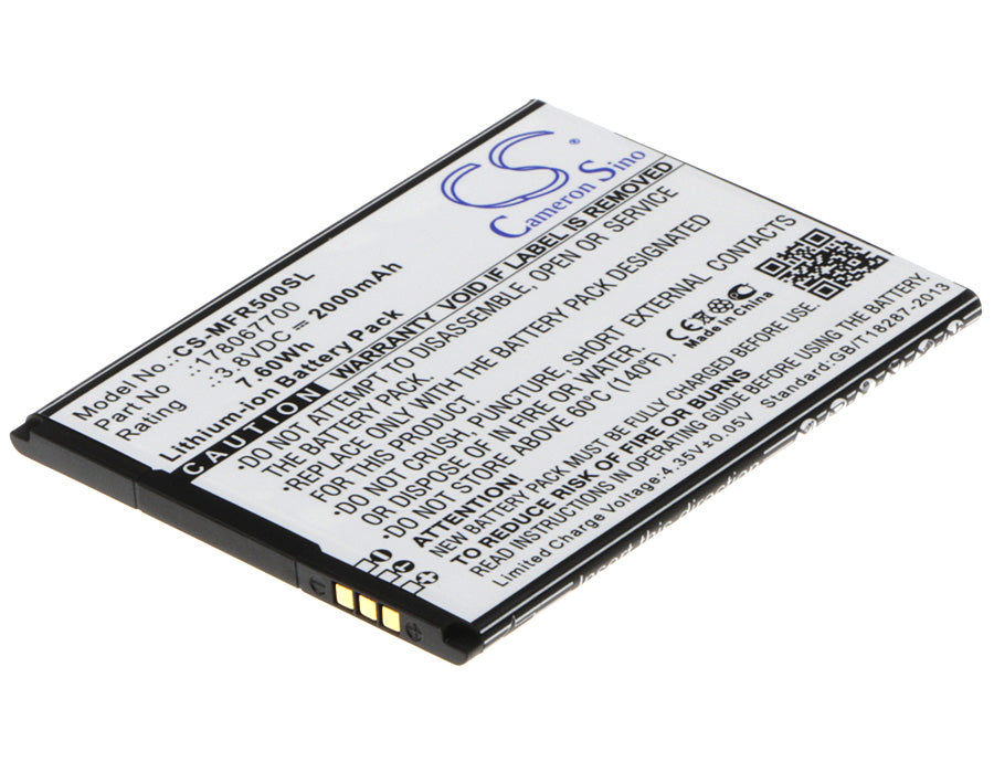 3.8V 2000mAh/7.60Wh Li-ion Mobile/SmartPhone Battery for SFR