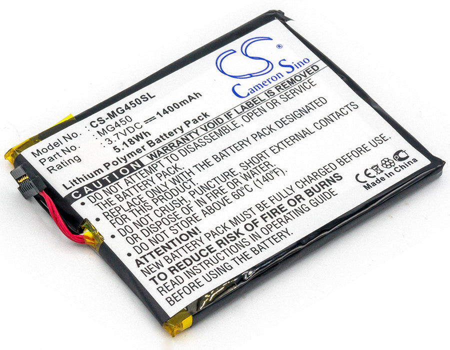 3.7V 1400mAh/5.18Wh Li-Polymer GPS/Navigator Battery for Typhoon