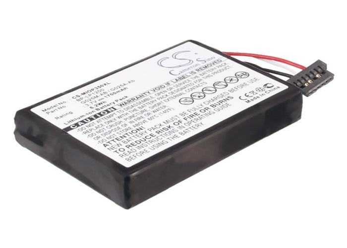 3.7V 1700mAh/6.29Wh Li-ion GPS/Navigator Battery for Mitac